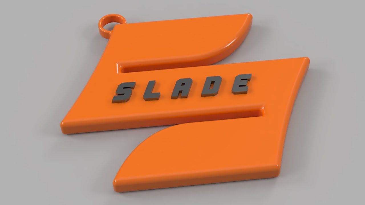 3D Print & 3D Draw-Fusion 360-Portachiavi personalizzato Suzuki-custom Suzuki keychain