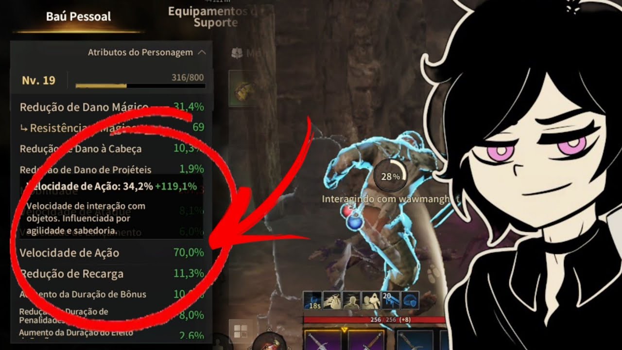 COLOQUEI O MAXIMO DE VELOCIDADE DE AÇÃO NO LADINO - ABYSS OF DUNGEONS