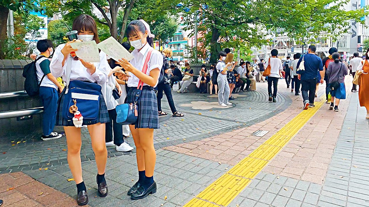 【Shibuya Walk】A lively city during summer vacation【4K】