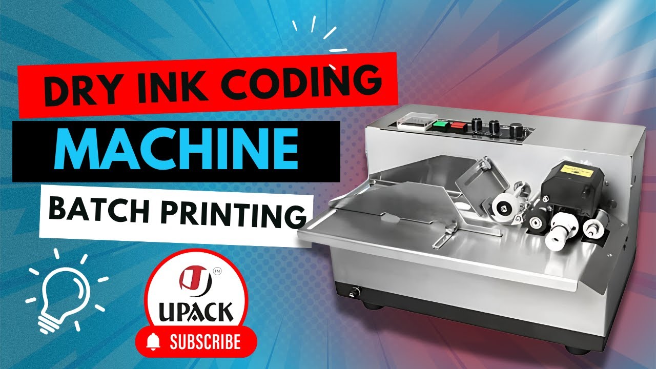 Dry Ink Coding Machine | Fast, Clear & Reliable Batch Printing Solution +919829062521