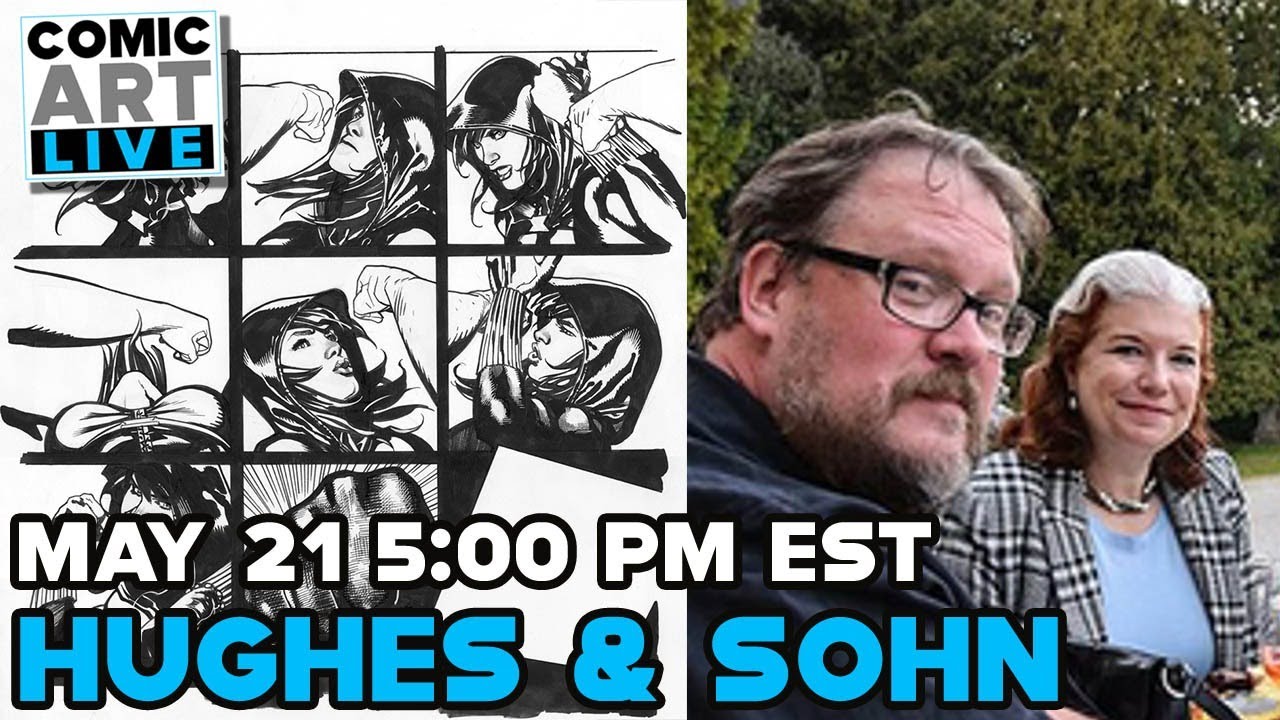 Comic Art LIVE Spring 2022 Panel - Adam Hughes & Allison Sohn