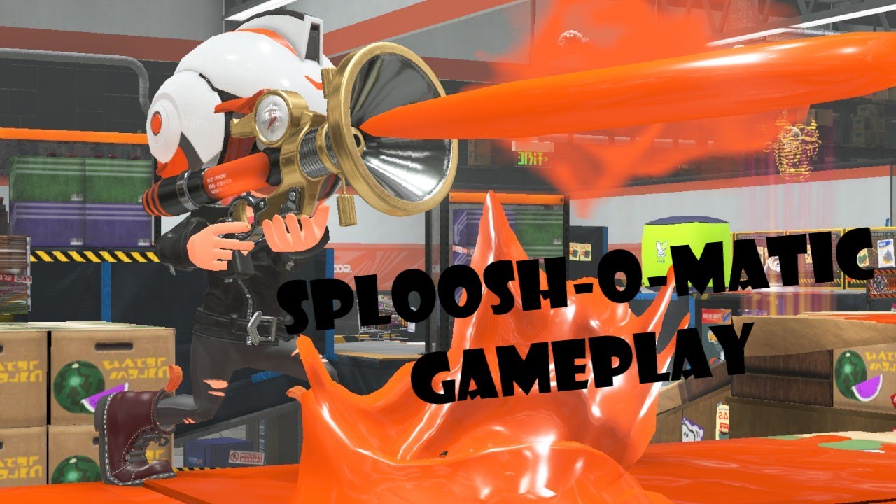 Sploosh-o-Matic Gameplay - Splatoon 3