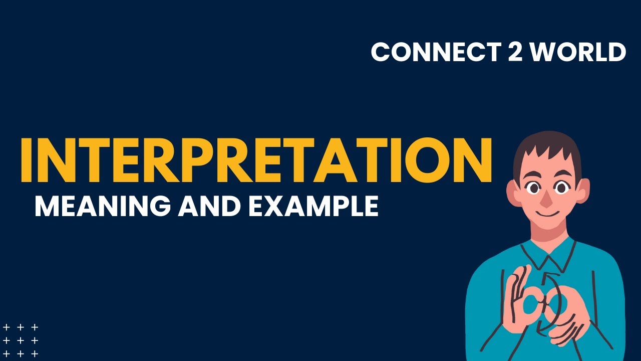 What Does interpretation    Means || Meanings And Definitions With interpretation   in ENGLISH