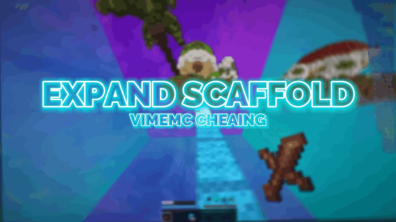Expand Scaffold на BedWars и SkyWars | VimeMC / ExpandScaffold - LiquidBounce Legacy #minecraft