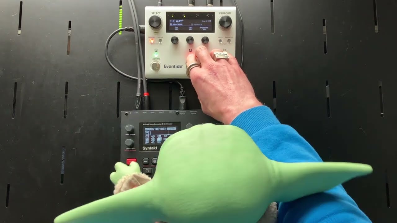 May the 4th Hardware Jam with Elektron Syntakt Eventide H90 and Grogu!