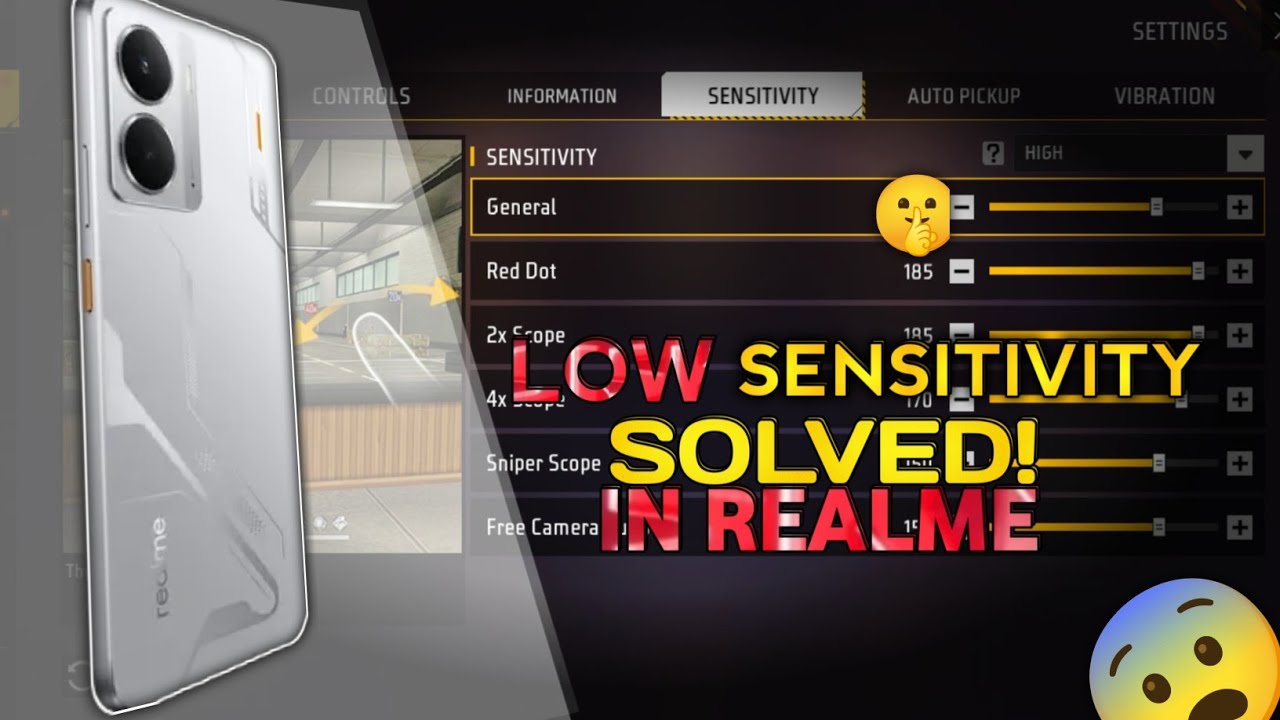 Realme P3 5G Free Fire Sensitivity Problem 😭 | Laggy Aim? Low Sensitivity Fix 2025!