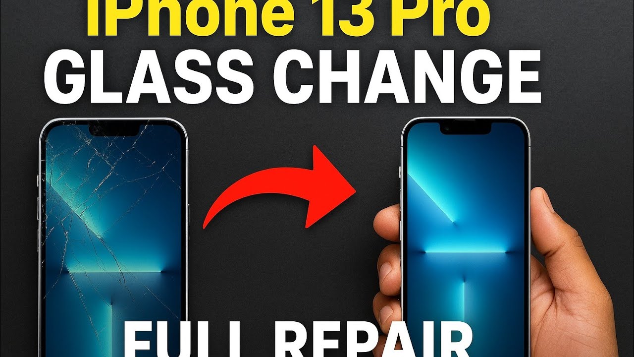 iPhone 13 Pro Glass Change | Original Quality Repair | Full Process