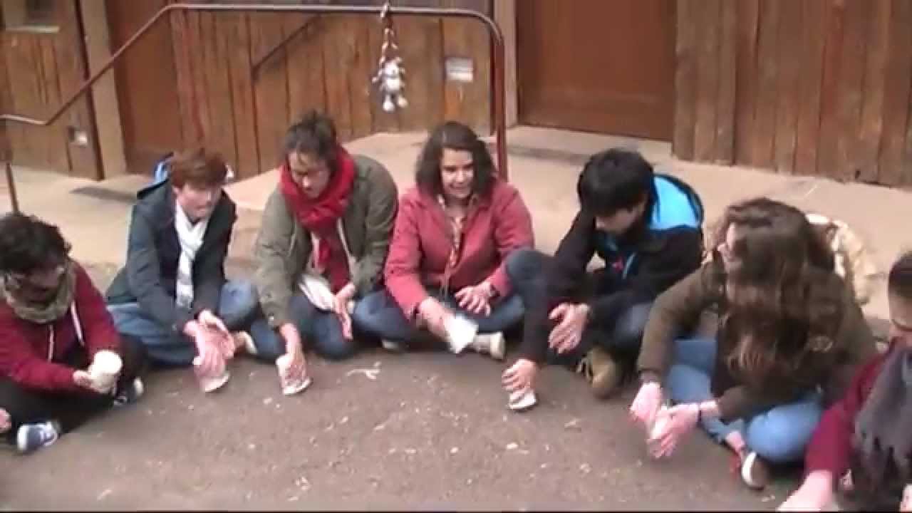 Cup song in Taizé - 2014