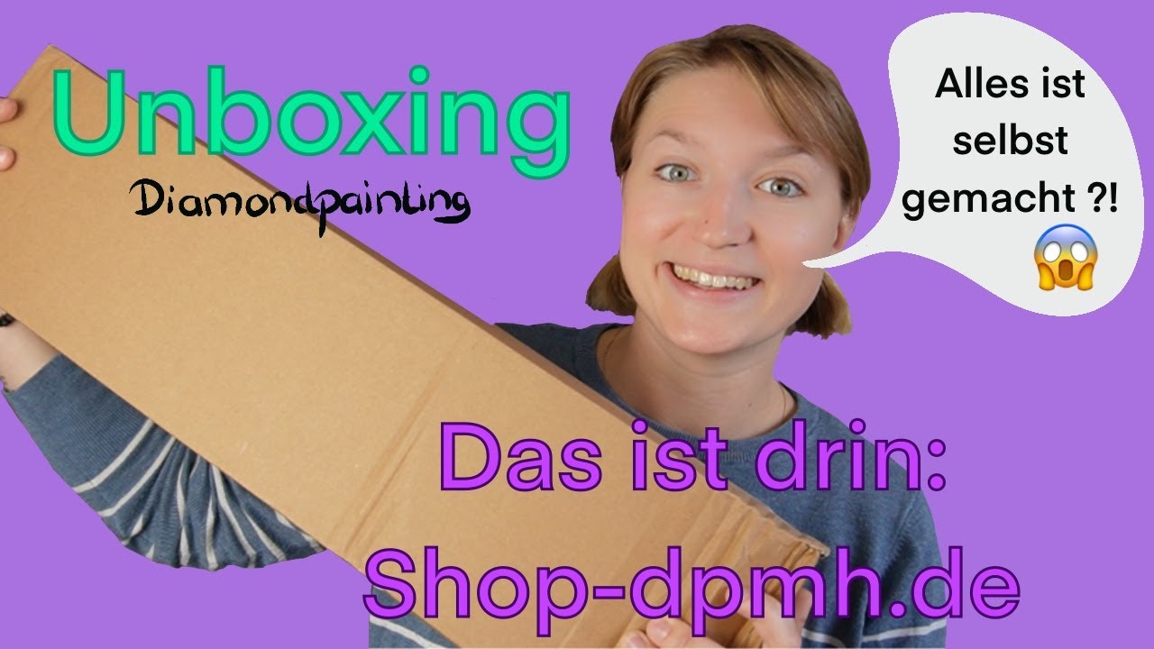 UNBOXING Diamondpainting mit Herz – WOW das gibt es so nur einmal! 😍😱