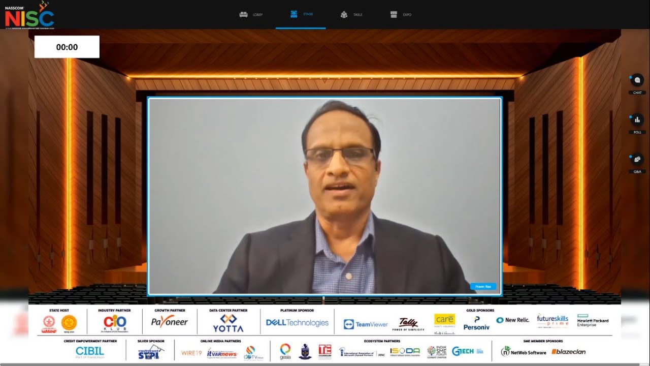 #NISC2020: UB Pravin Rao, COO, Infosys on Small Business, Big Opportunity