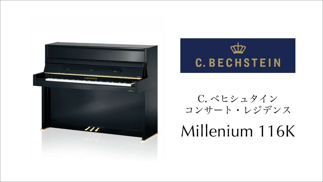 ベヒシュタイン ミレニアム 116K (C.Bechstein Millenium 116K) 試奏動画
