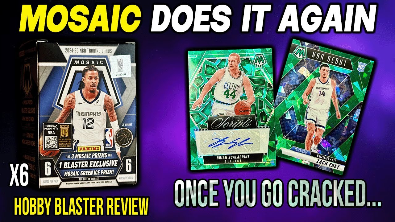 PRICE GOUGING IS REAL🤦‍♂️(and so is this CRAZY hit) *2024-25 Mosaic Basketball Hobby Blasters*