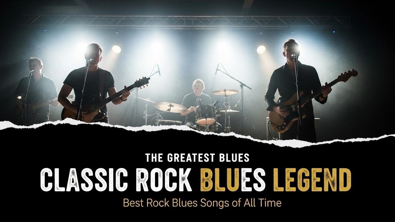 Eric Clapton, Jimi Hendrix, BB King, Muddy Waters, ZZ Top – Timeless Blues Rock Guitar Legends