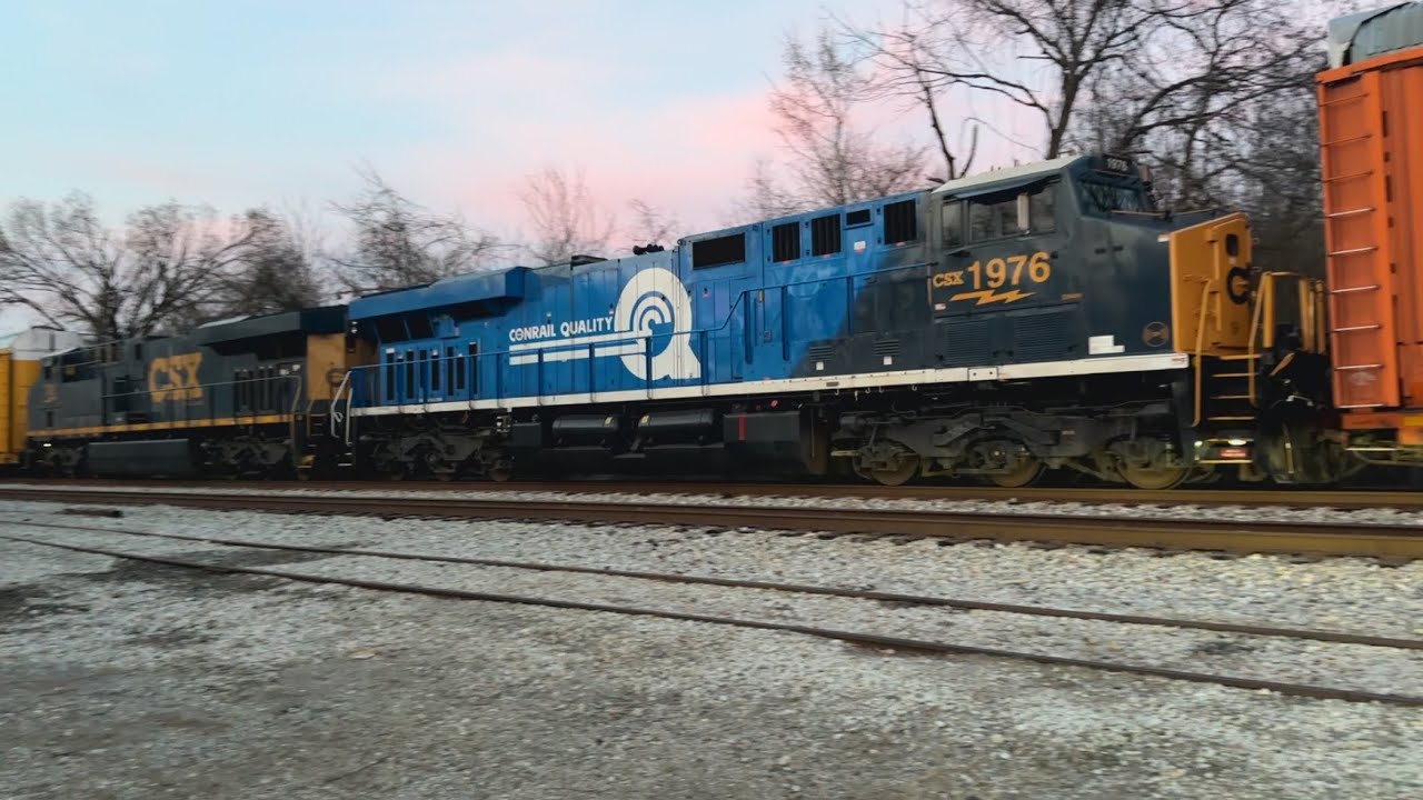 CSX 1976 Conrail Heritage Unit In Brentwood TN