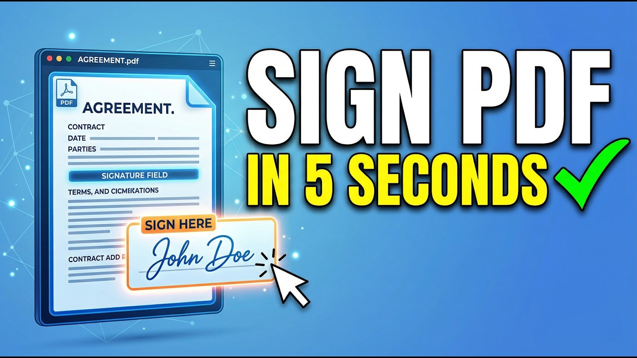 How to Sign PDF Online Free Without Login or Watermark (Easy Method 2026 Guide)