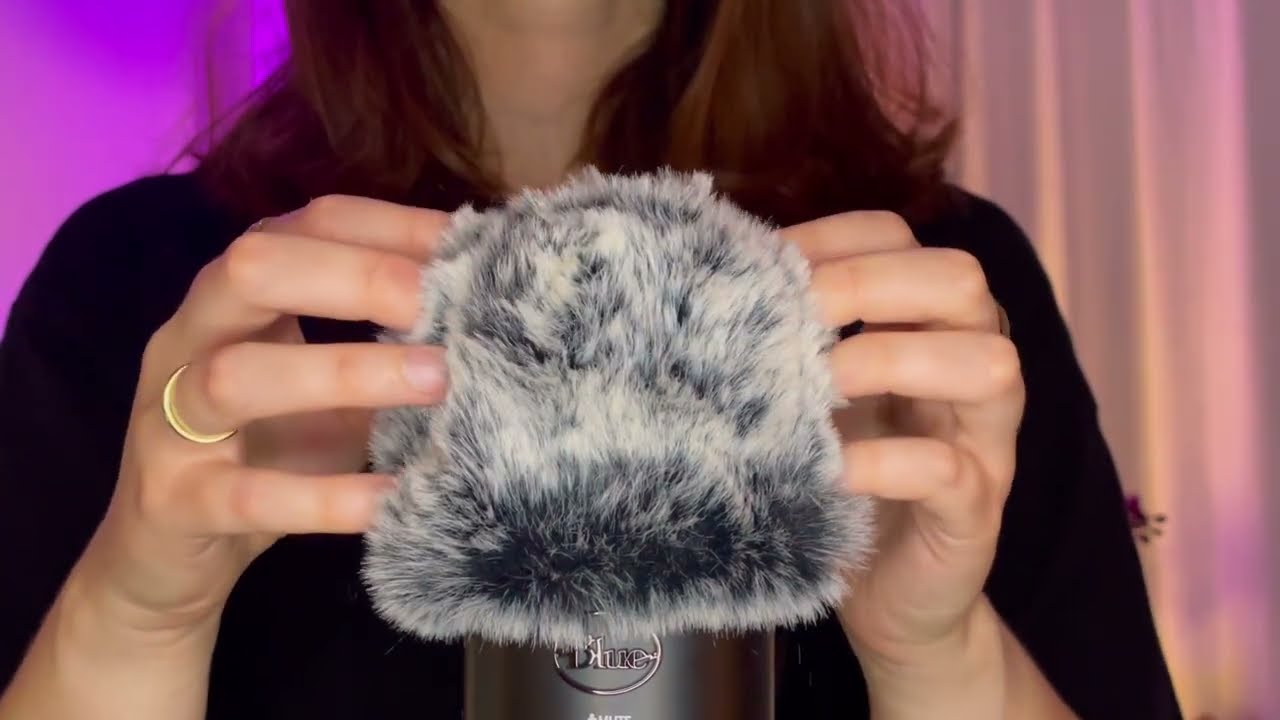 ASMR | Soft Scratching on Fluffy Mic Cover (No Talking)