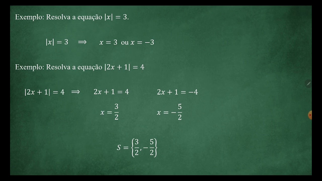 EQUAÇÕES MODULARES