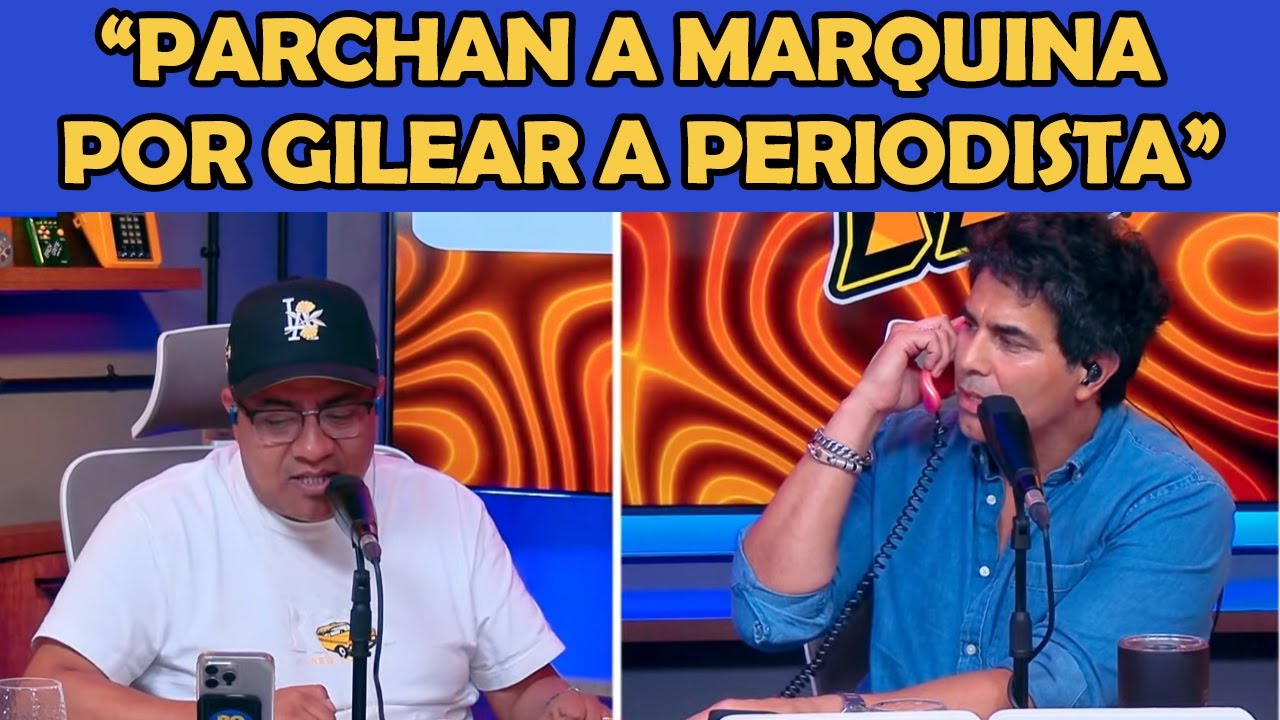 MANE y JHOVAN PARCHAN A MARQUINA por REGALAR TICKET A PERIODISTA | LA RORO NETWORK GUAPOTES