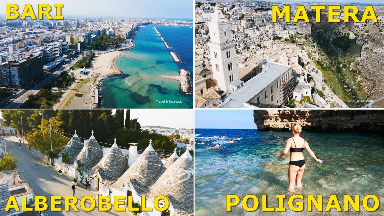 ITALY (Włochy) - Bari - Matera - Alberobello - Polignano a Mare