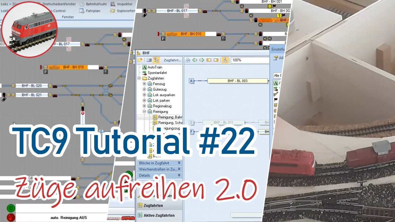 TrainController 9, Tutorial #22, Züge aufreihen 2.0, Weichenstrassen manuell schalten