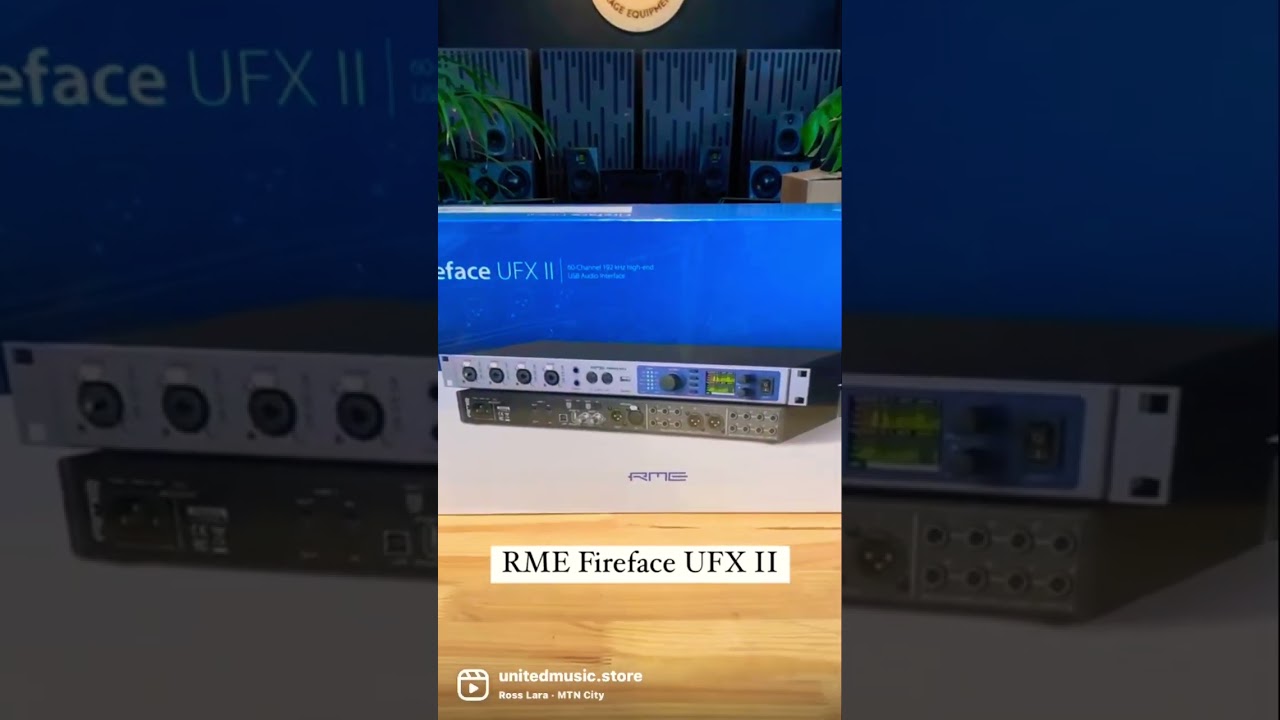 RME Fireface UFX II #rme #firefaceufxii #firefaceufx2 #ufxii #ufx2 #audiointerface #unitedmusic