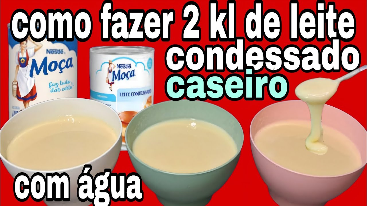 NAO COMPRE LEITE CONDENSADO, COM 15 REAIS FAÇA 2 KILOS!
