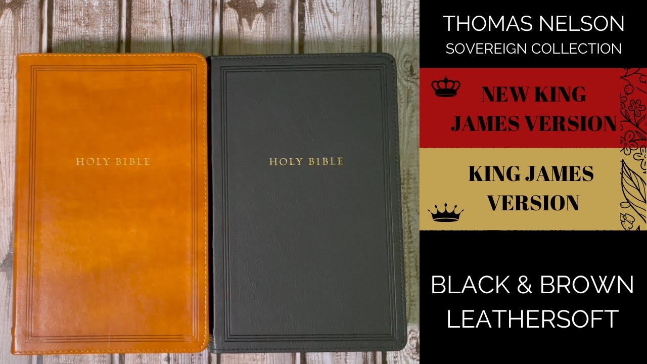 KJV and NKJV Sovereign Collection Personal Size Bibles