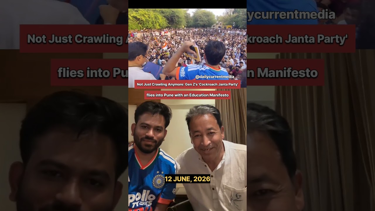 📍Cockroach Janta Party protest done at PUNE