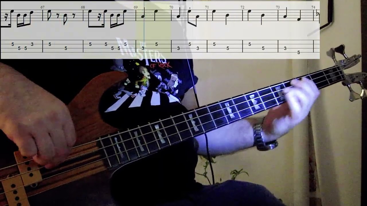 Jeanette -  Porque  Te Vas  Bajo/ Bass Cover with TAB