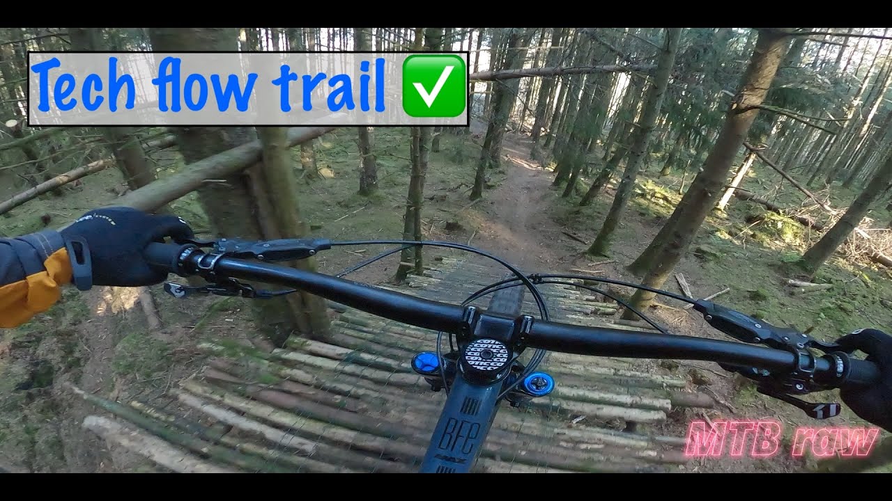 A very dry tech flow trail (but I'm not that fast).