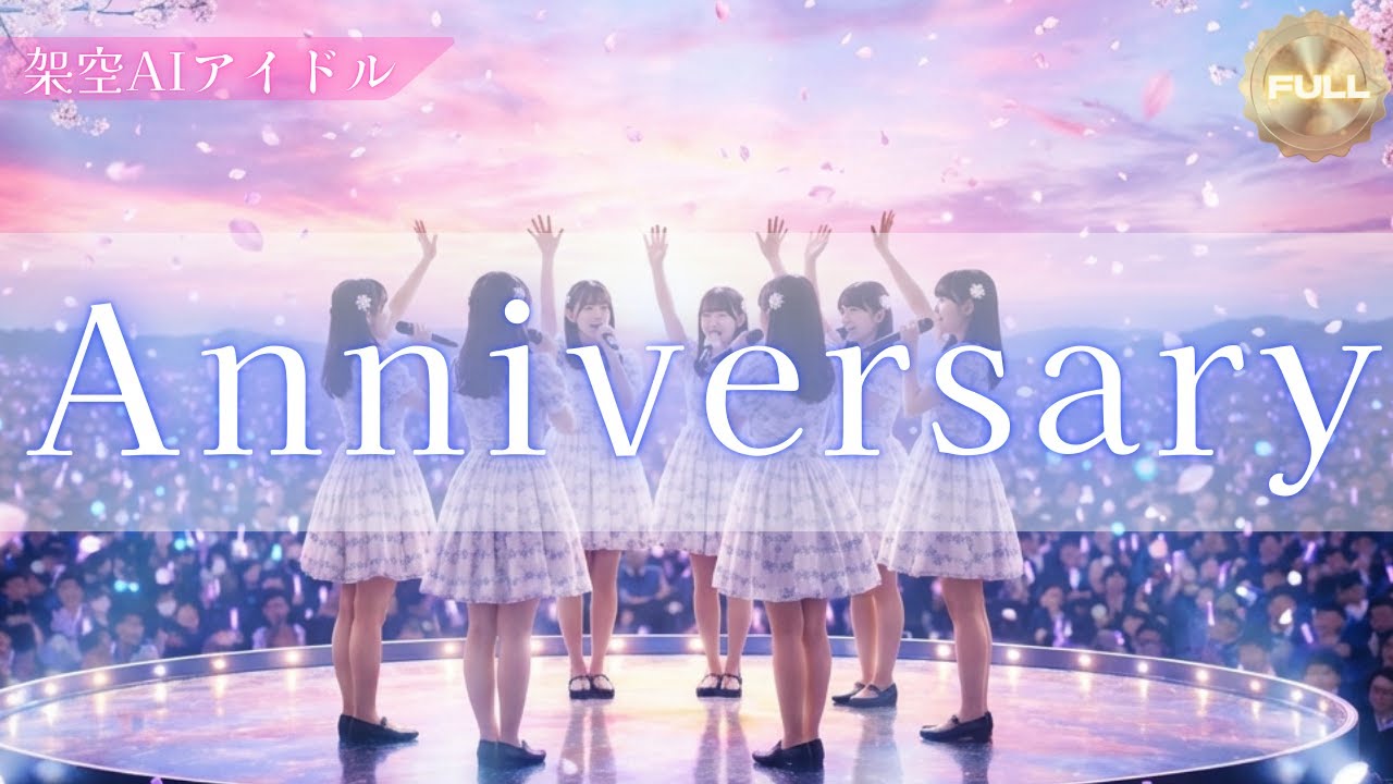 【KinKi Kids】Anniversary｜存在しないAIアイドルが歌う「名前をつけずに重ねた日々」
