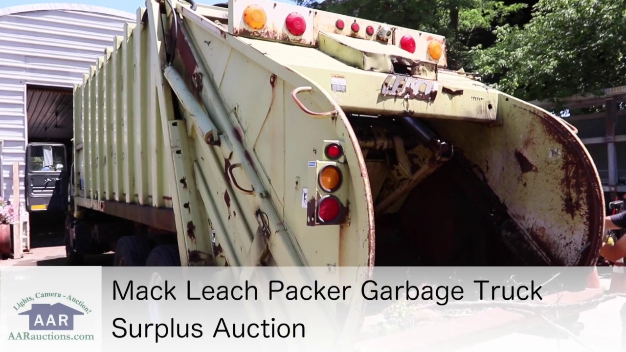 Mack Leach Packer Garbage Truck For Sale