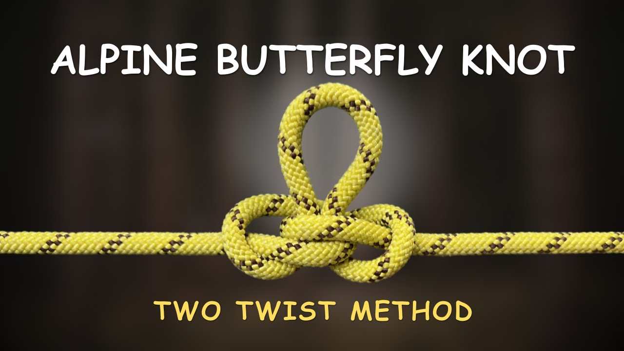 Easy Alpine Butterfly Knot (Two Twist Method)