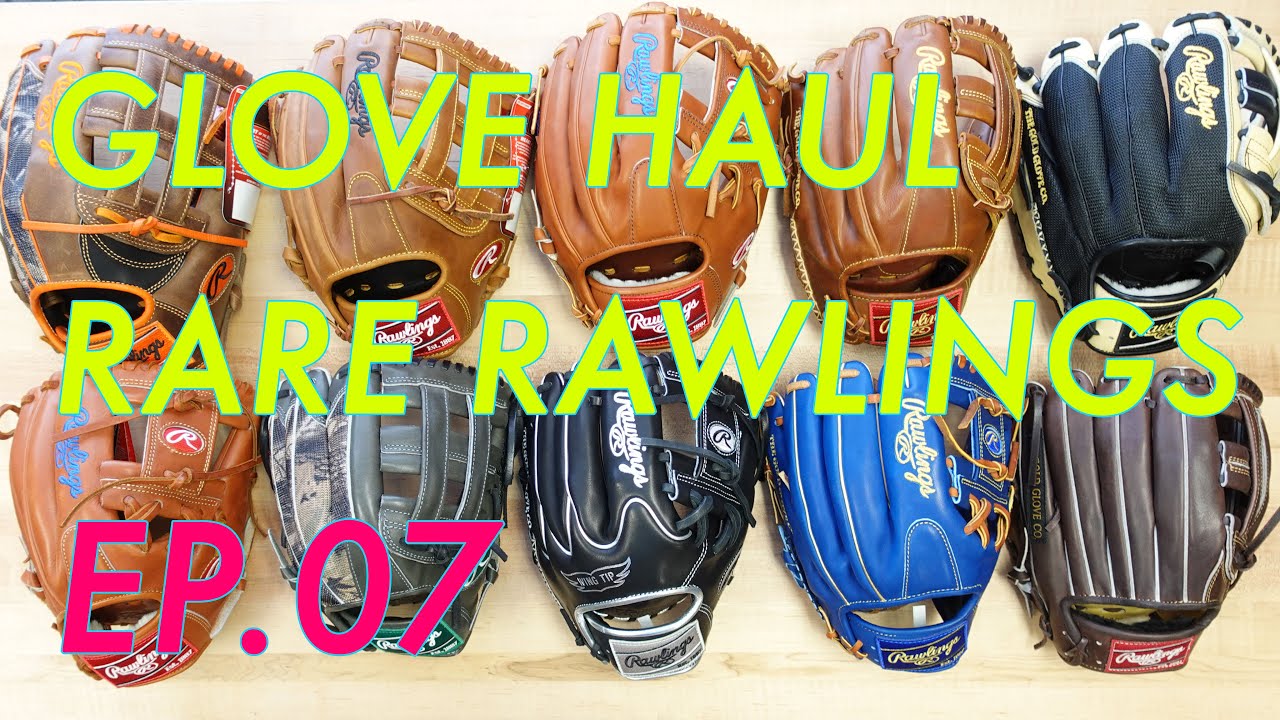 CHARLIE ROSE GLOVE HAUL - EP.07 - RARE RAWLINGS GLOVES