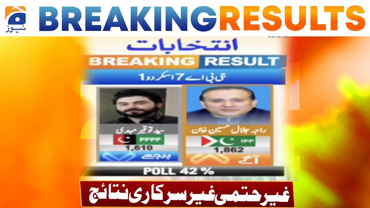 GBA-7 - Election Results Update | Unofficial Results | Breaking News