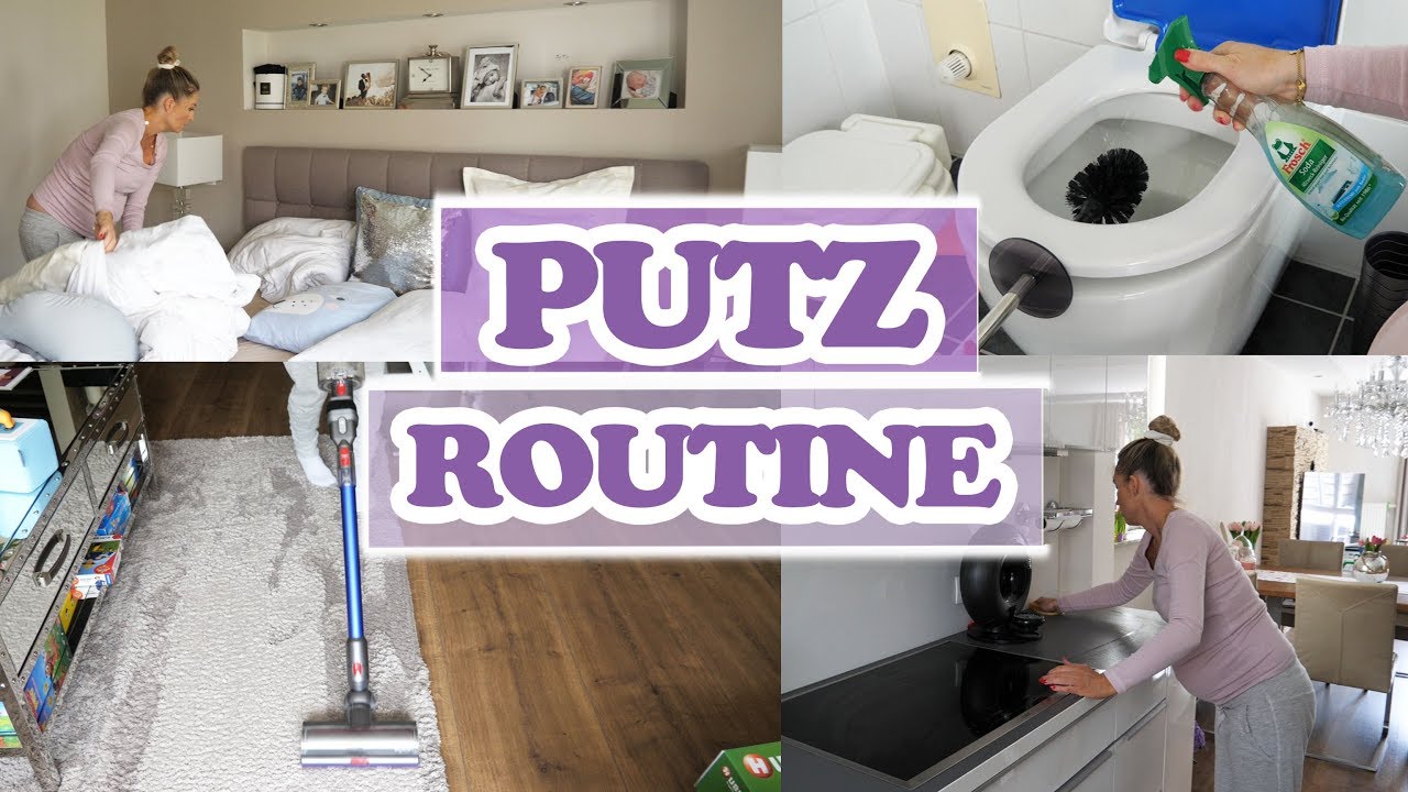PUTZ ROUTINE! Haus aufr&auml;umen und putzen! Schwanger mit Zwillingen