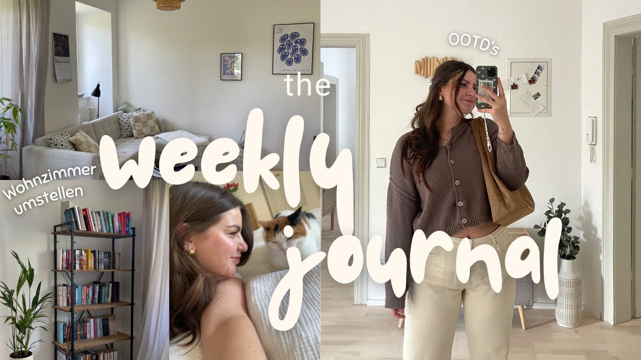 WOHNZIMMER umstellen, SKINCARE Routine & neue OUTFITS | Weekly Vlog