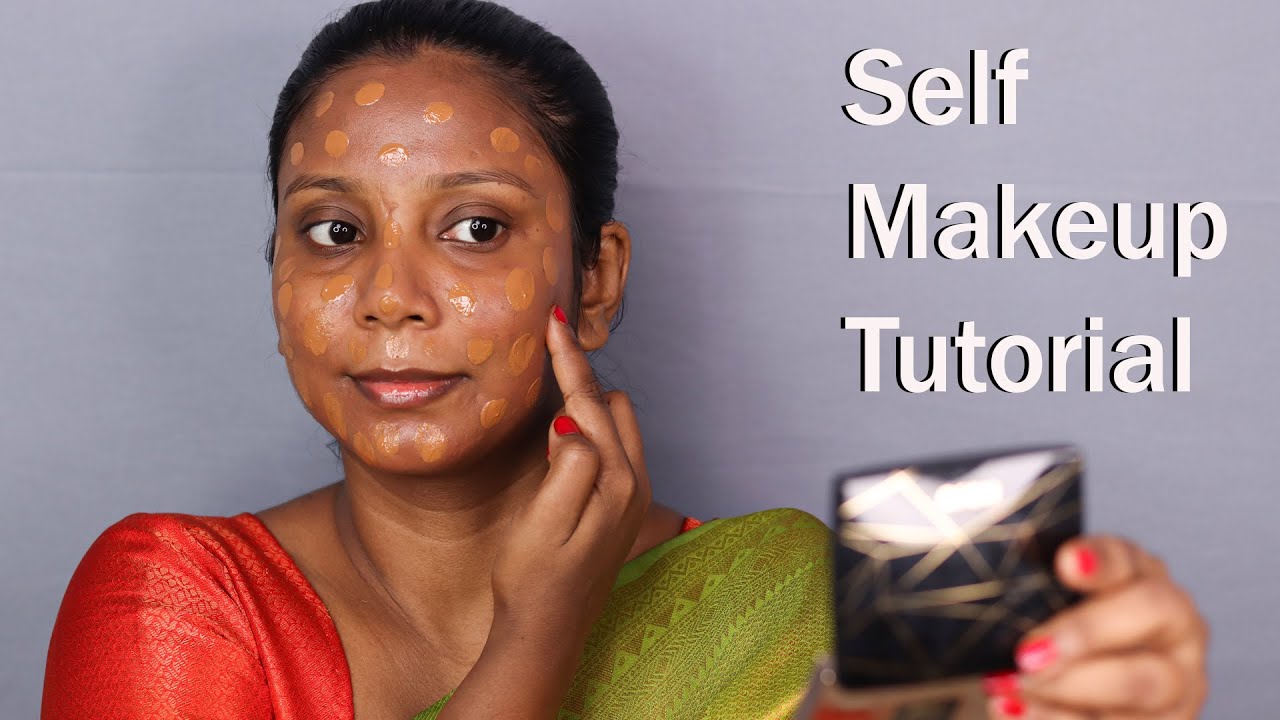 Self Makeup Tutorial/ Self Party Makeup/ Makeup For Newly Married Bride