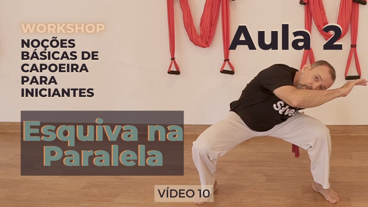 Curso de Capoeira - Noções Básicas para Iniciante - Vídeo 10 - Aula 2 – Esquiva na Paralela