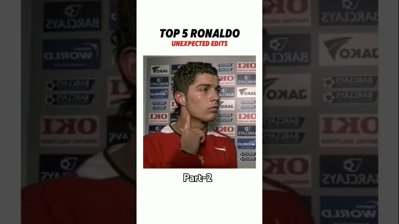 Top 5 Ronaldo unexpected edits part-2 #ronaldo #messi #viral #shorts
