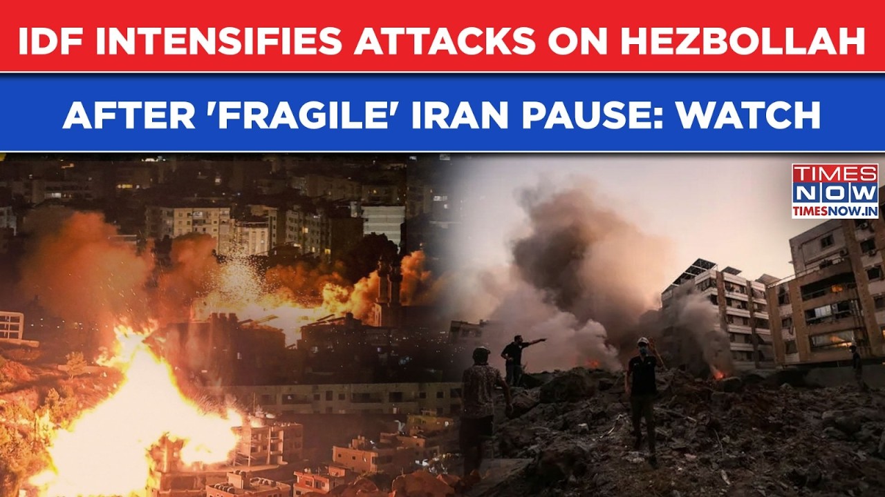 IDF Intensifies Attacks On Hezbollah After Fragile Iran Ceasefire: Israel's 'Wipe Out Enemy' Aim?