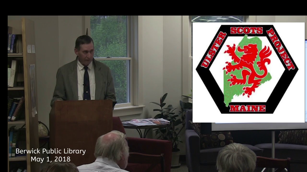 BERWICK HISTORICAL SOCIETY - ULSTER SCOTS