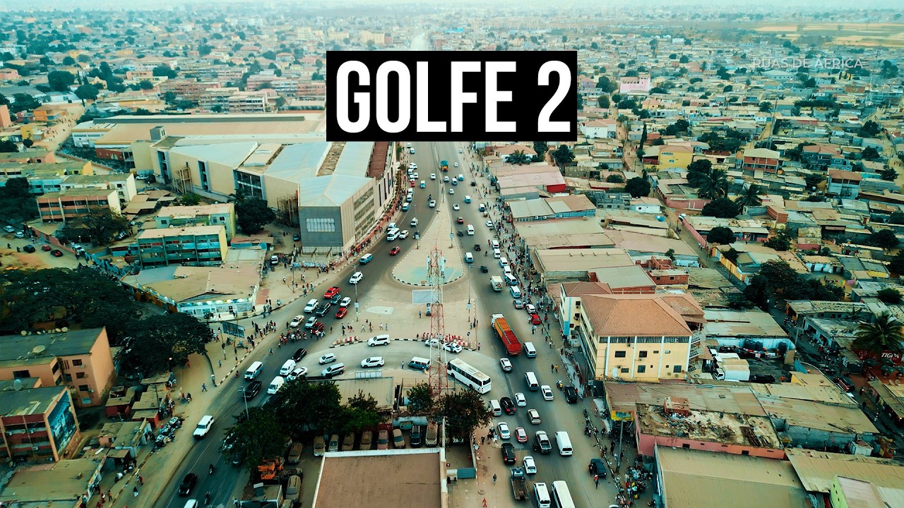 Golfe 2 em Luanda  O Bairro que Todos os angolanos Devem Conhecer   Vista de Drone 4K