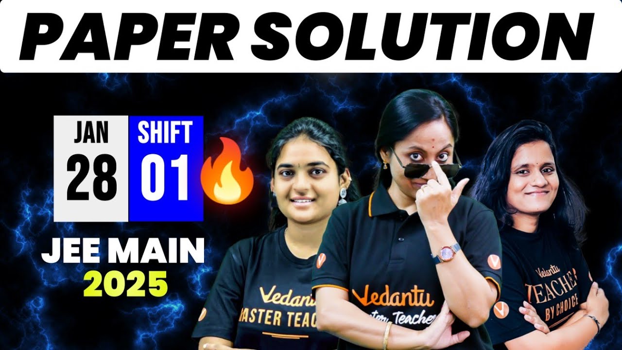 🔥 JEE Main 2025 Jan 28 Shift 1 Paper Solution | Expert Breakdown & Answer Key! 🚀