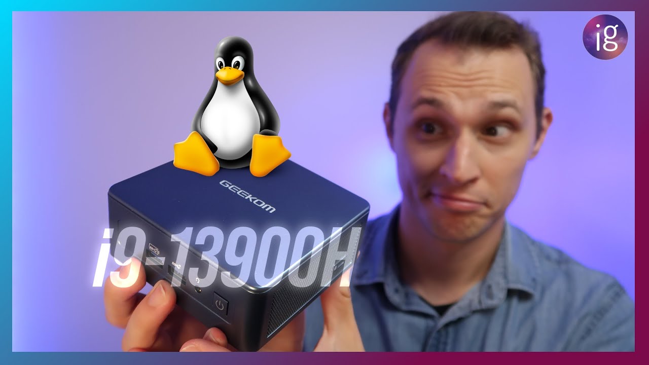 i9 в корпусе Mini Tower? | Обзор Geekom Mini IT13 с Linux Mint 21.3