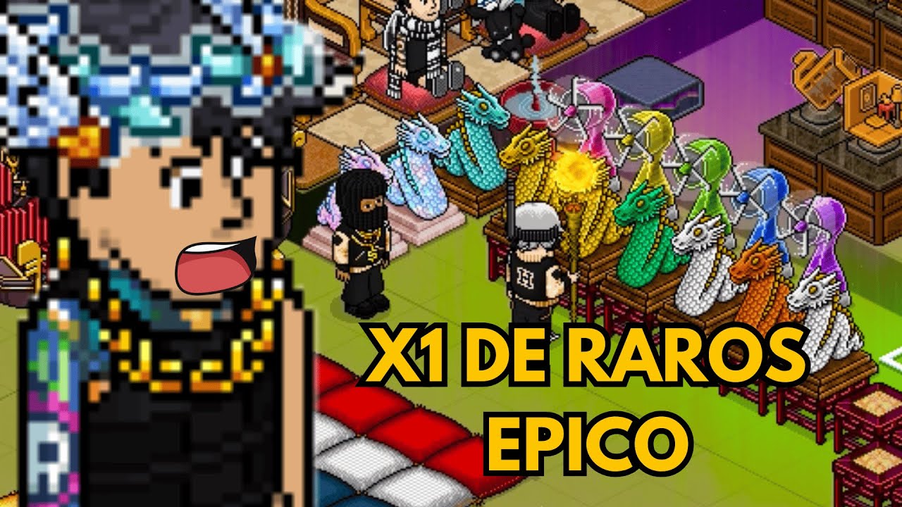 X1 DE RAROS COM SUPERS UNICOS HABBO HOTEL - Xtasy & Doupe VS Kyn +1 MILHÃO EM RAROS
