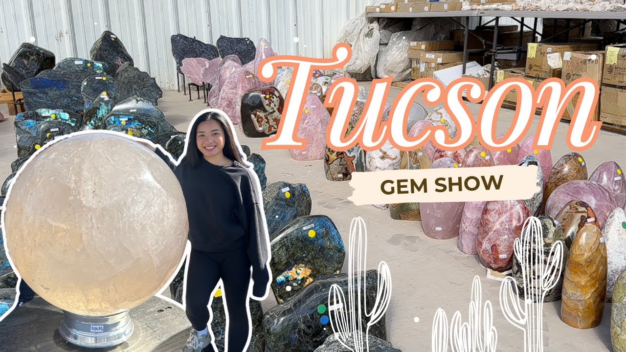 TUCSON GEM SHOW 2025 AS A CRYSTAL SHOP OWNER | VLOG | BAD WITCH CRYSTALS