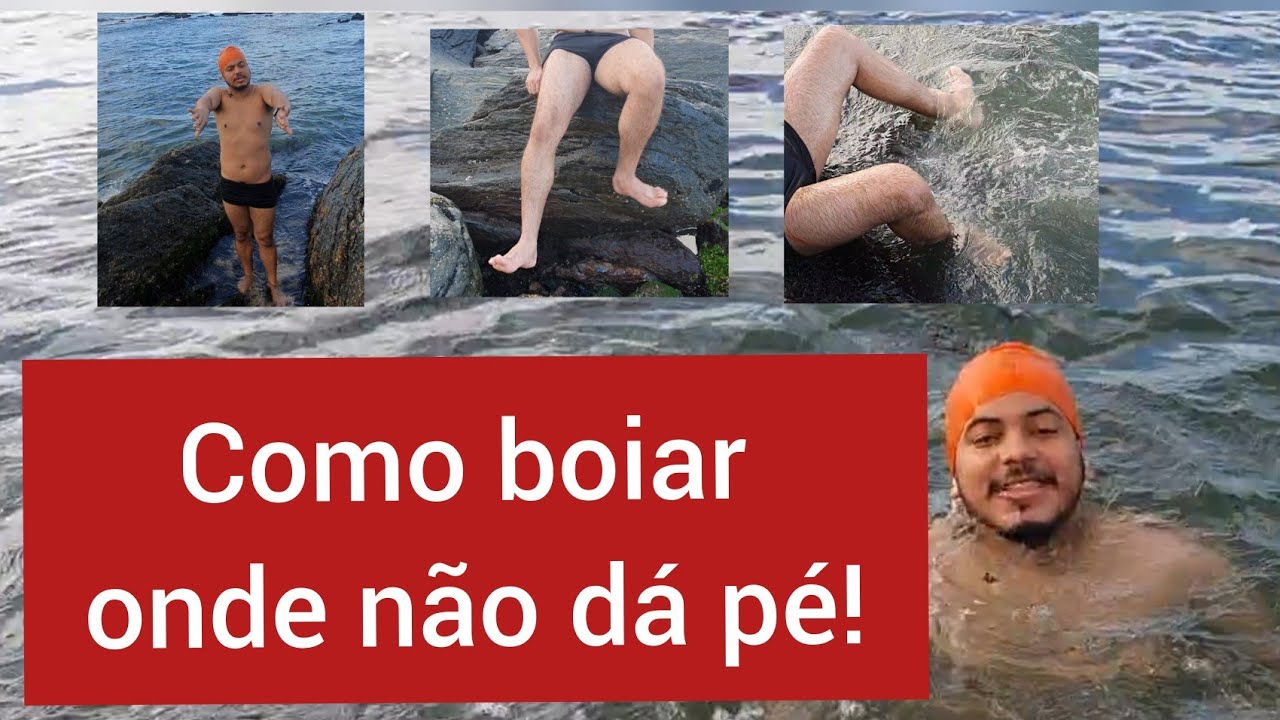 COMO BOIAR ONDE NÃO DÁ PÉ (flutuação vertical).
