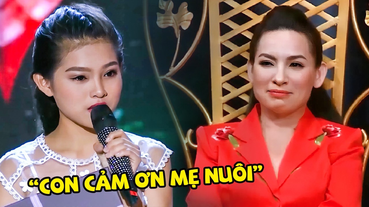 Tuyết Nhung xúc động RƠI NƯỚC MẮT khi nhận được món quà đặc biệt của mẹ nuôi Phi Nhung | THVL Bolero