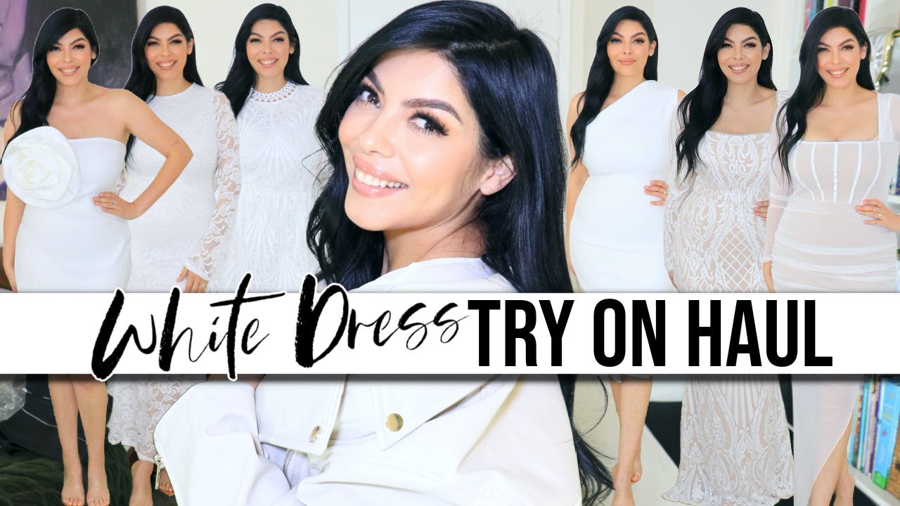 White Dress Try On Haul | BOOHOO.com Spring 2024 